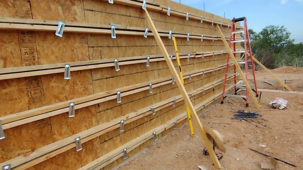 plywood concrete