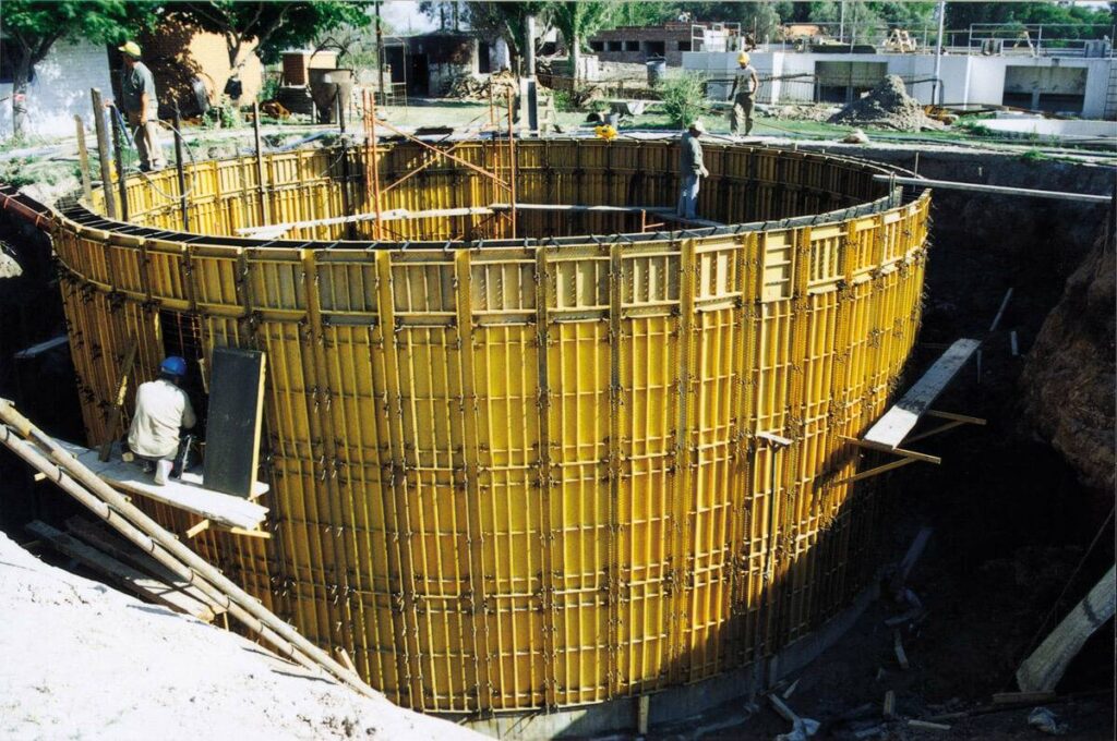 plywood concrete