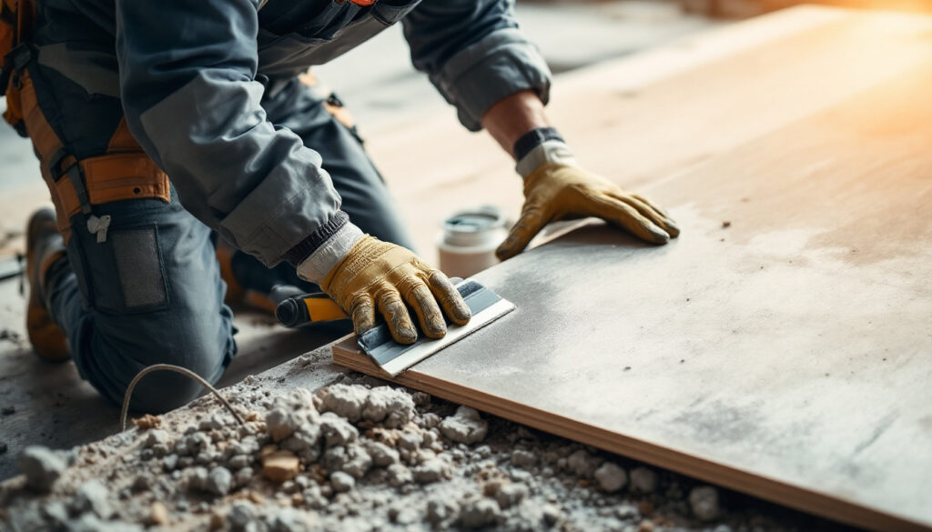 plywood concrete